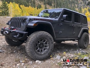 Jeep Custom Wheels (1) - Black Rhino - 17 x 9.5 - Shrapnel - Gloss Black w/ Milled Spokes Jeep Custom Wheels (1) - Black Rhino - 17 x 9.5 - Shrapnel - Gloss Black w/ Milled Spokes